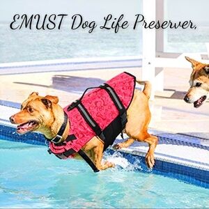 NWT EMUST Dog Life Preserver Size Small